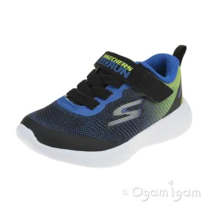 Skechers GoRun 600 Farrox Infant Boys Black-Lime Trainer