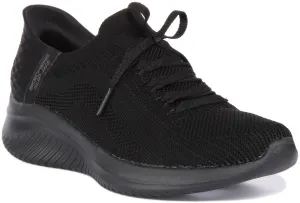 Skechers Ultra Flex 3.0 In All Black For Women