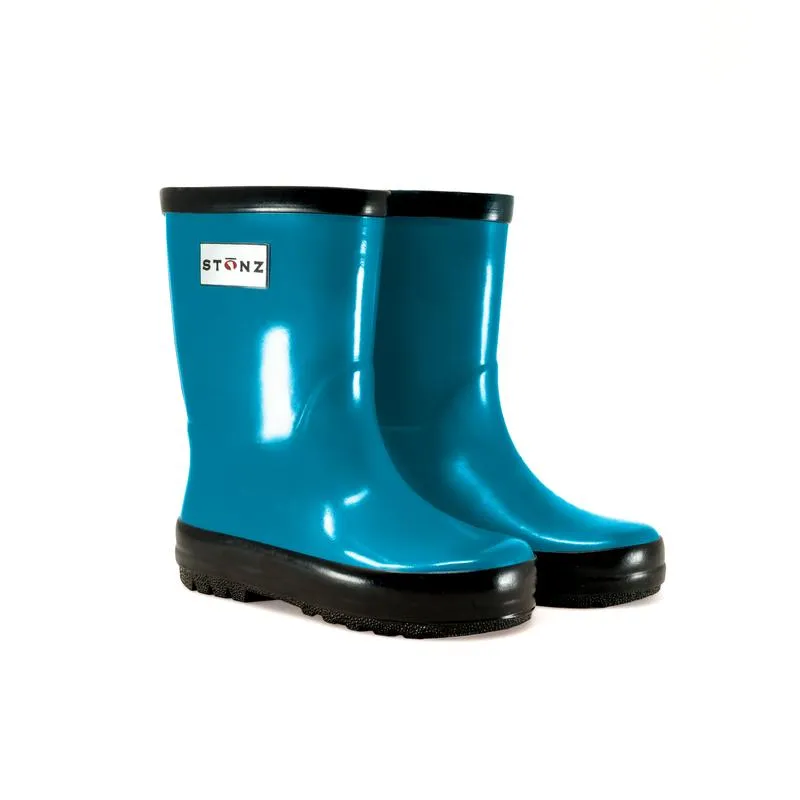 Stonz Rain Boots - Blue/Ivory