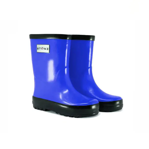 Stonz Rain Boots - Blue/Ivory