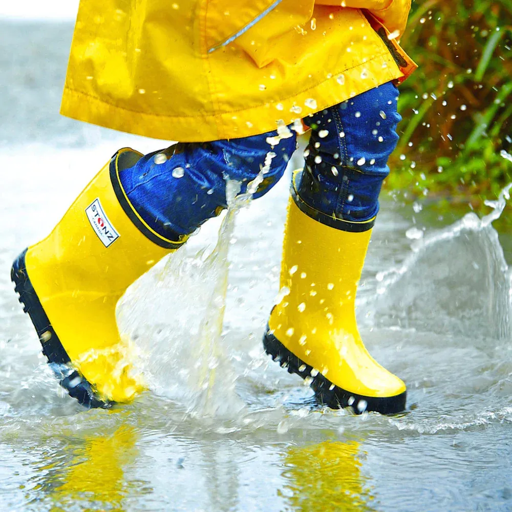 Stonz Rain Boots - Blue/Ivory