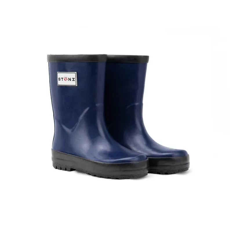 Stonz Rain Boots - Blue/Ivory