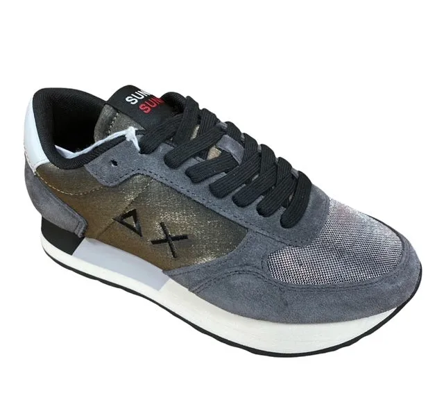 Sun68 sneakers da donna Kate Satin Z41221 47 grigio scuro