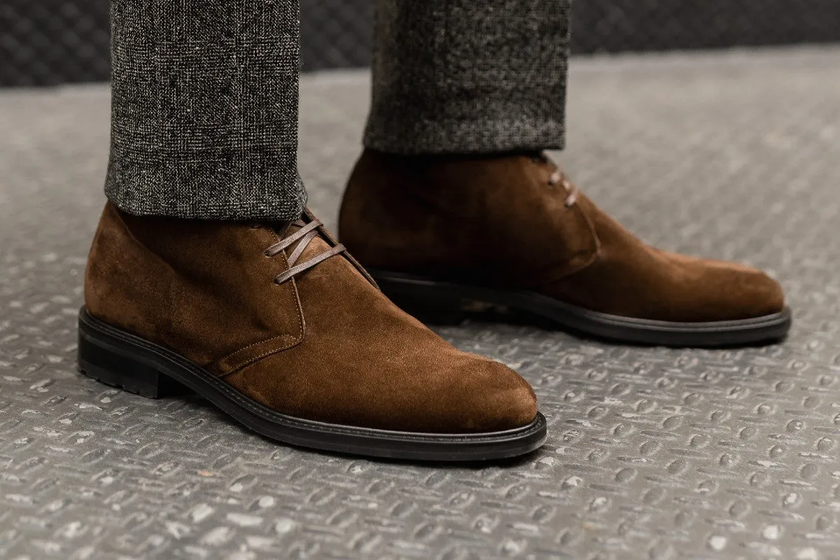 The Agnelli Chukka Boot - Brown Suede