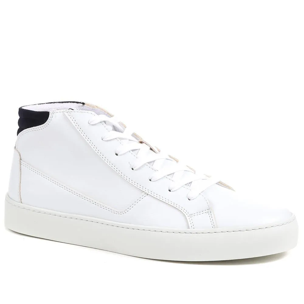 Thorpe Apple Leather High Tops - THORPE / 323 948