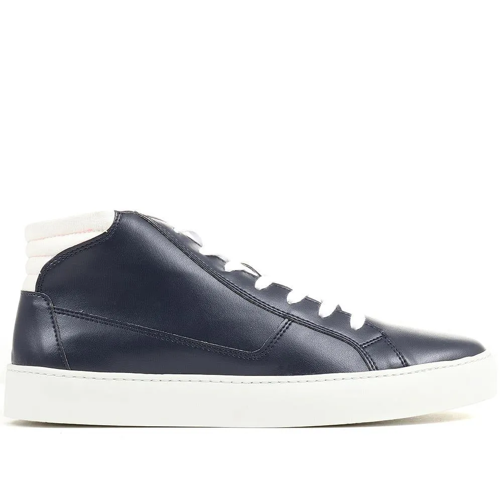 Thorpe Apple Leather High Tops - THORPE / 323 948