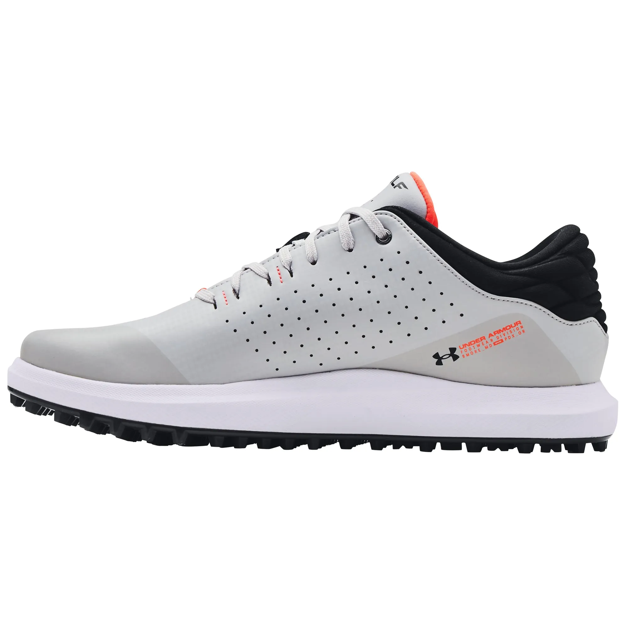 Under Armour Draw Sport Spikeless Grey Mens Golf Shoes