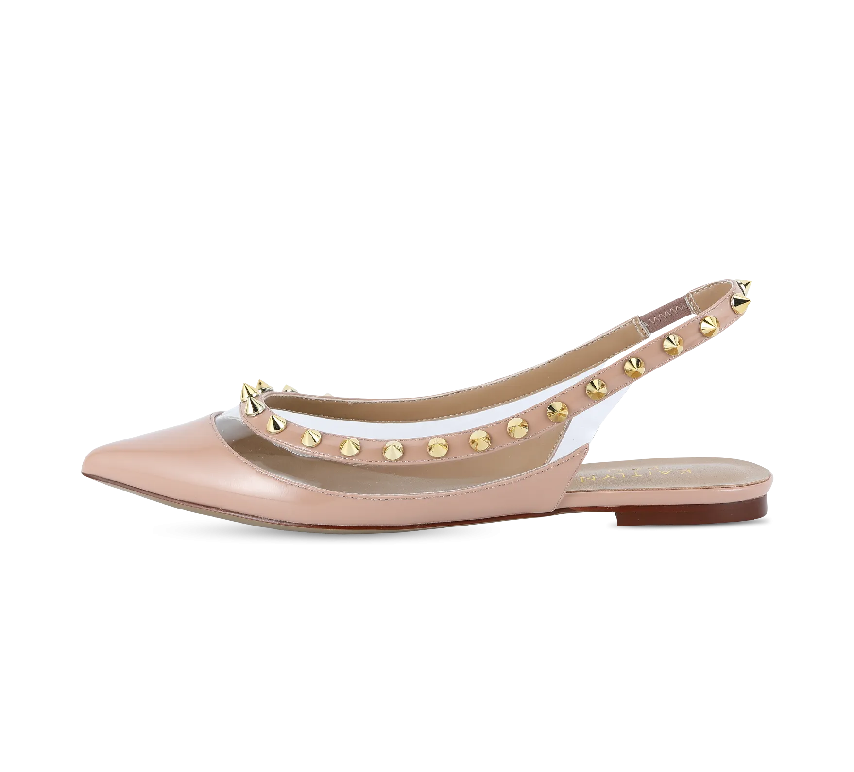 Valencia Spiky Pointed Toe  Slingbacks