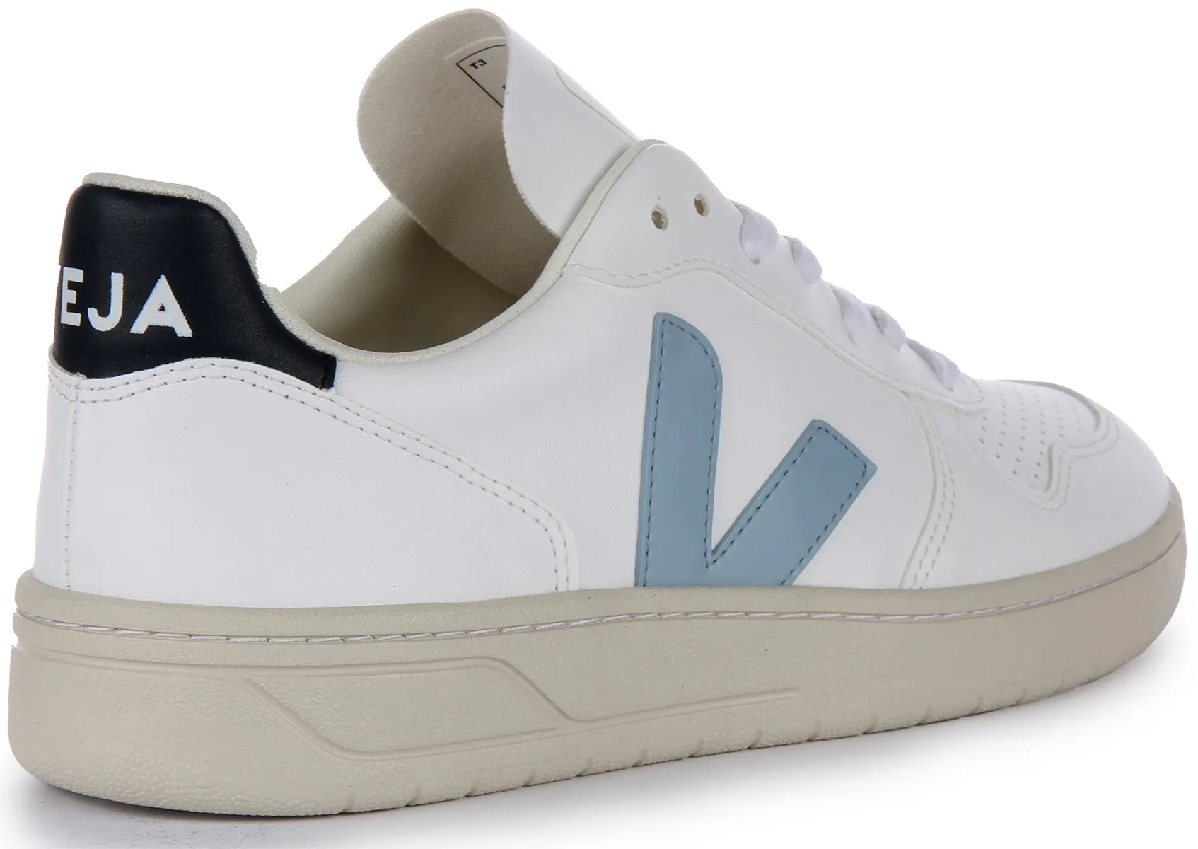 Veja V 10 Cwl In White Blue For Men