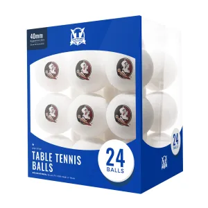 Victory Tailgate Seminole Logo 24ct Table Tennis Balls