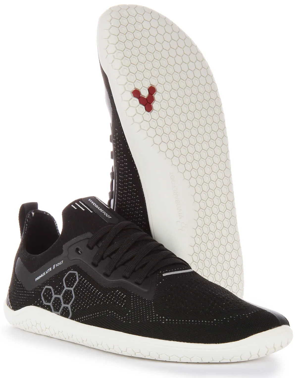 Vivobarefoot Primus Lite Knit In Black For Men