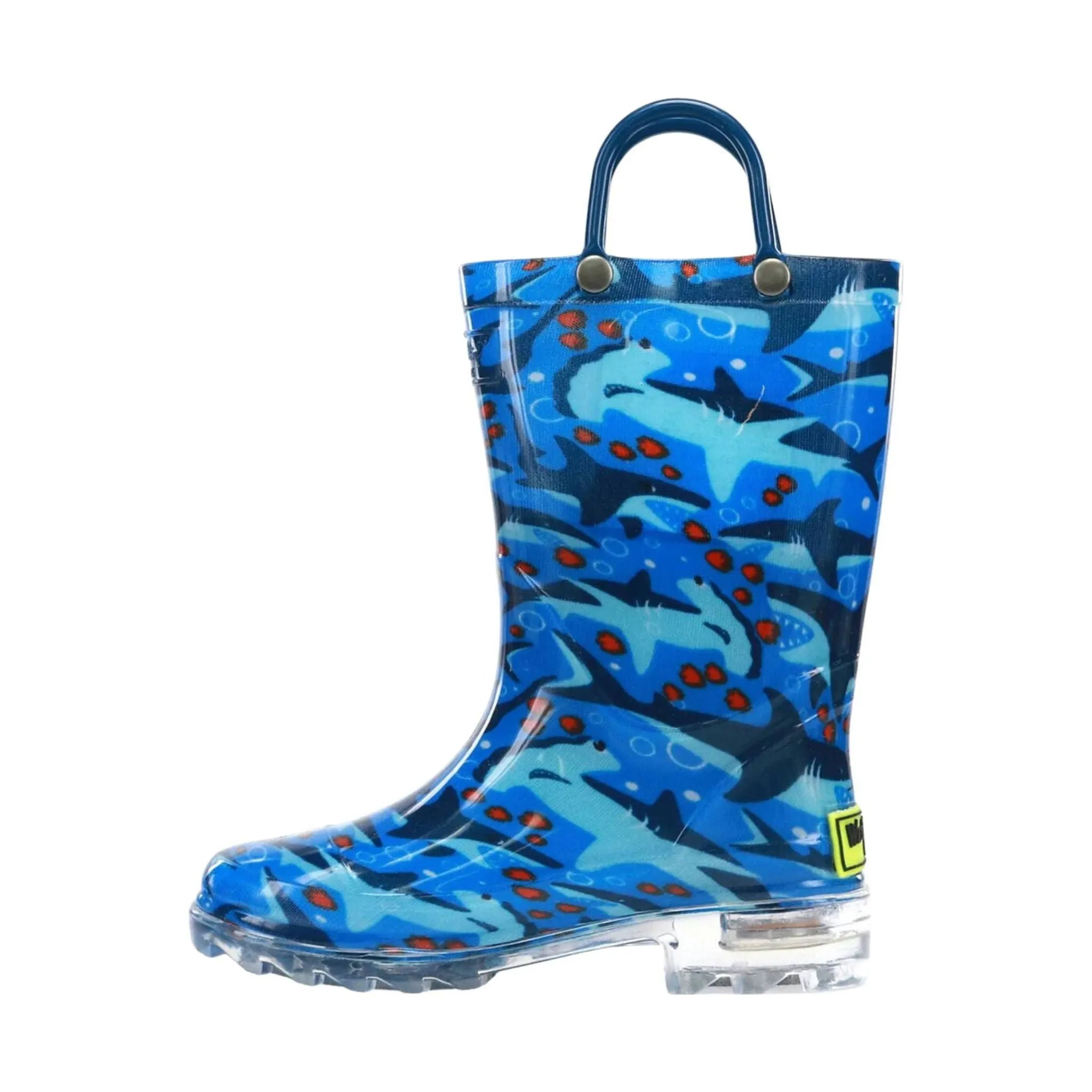 Western Chief Kids' Chase Lighted Rain Boot - Blue