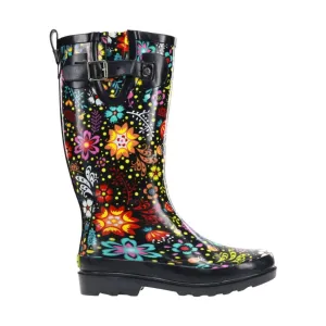 Western Chief Women's Garden Play Rain Boots - Black