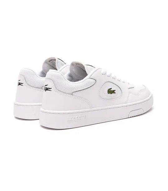 Women's Lineset Leather Trainers White/White