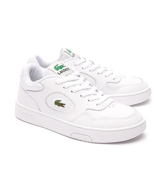 Women's Lineset Leather Trainers White/White