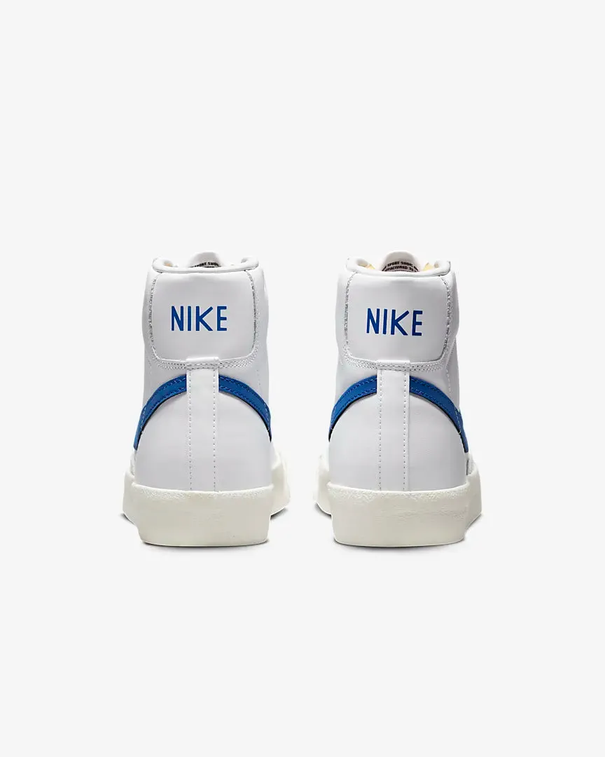 Women's Nike Blazer Mid '77 White Game Royal Sail Black CZ1055-124