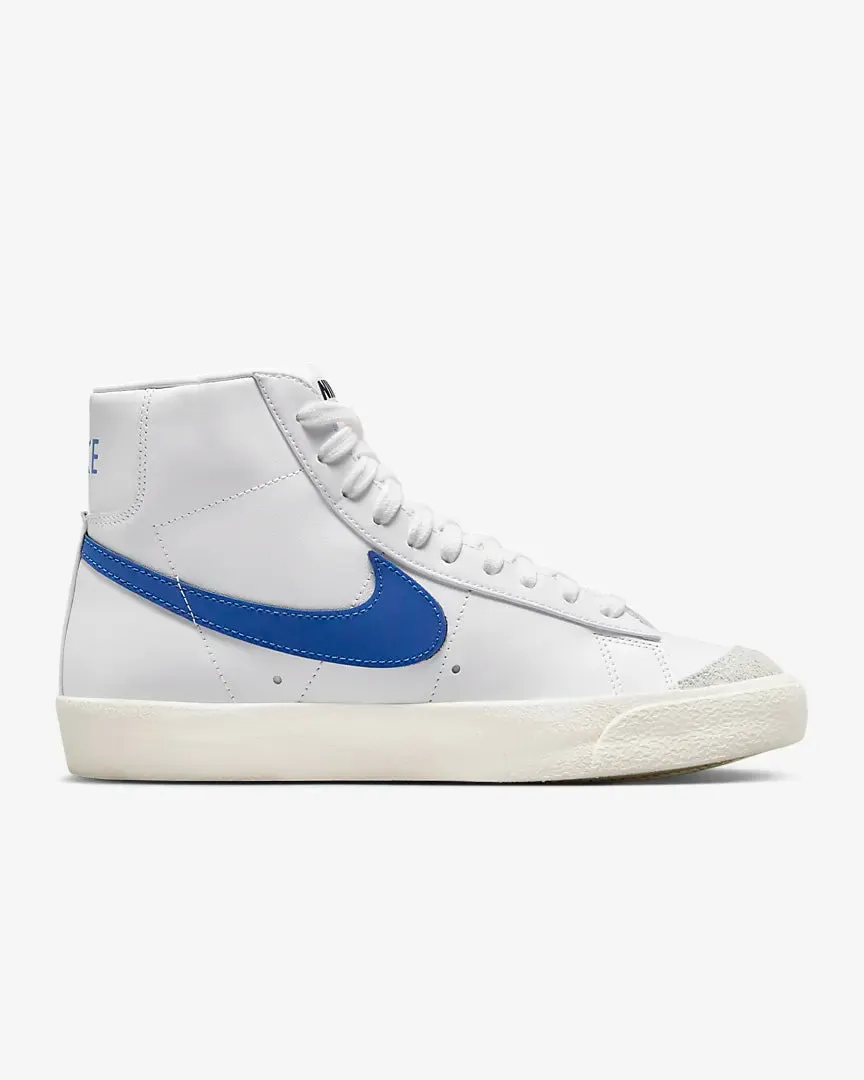 Women's Nike Blazer Mid '77 White Game Royal Sail Black CZ1055-124