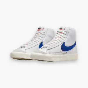 Women's Nike Blazer Mid '77 White Game Royal Sail Black CZ1055-124